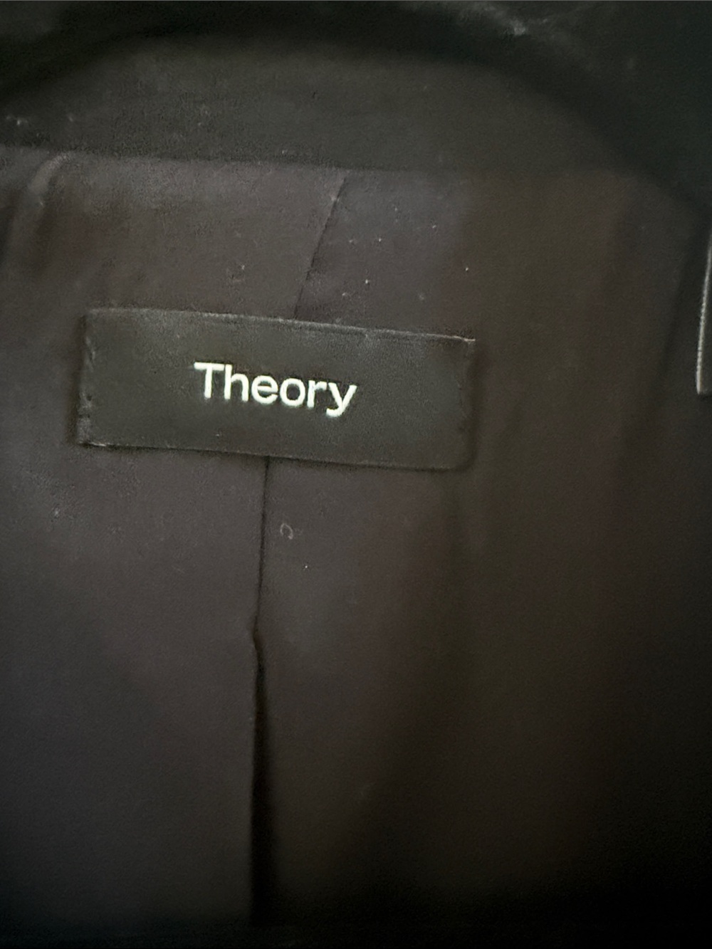 Theory Black Tailored Single-Button Blazer - Picture 4 of 5